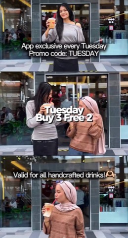 F&B promo UGC sample